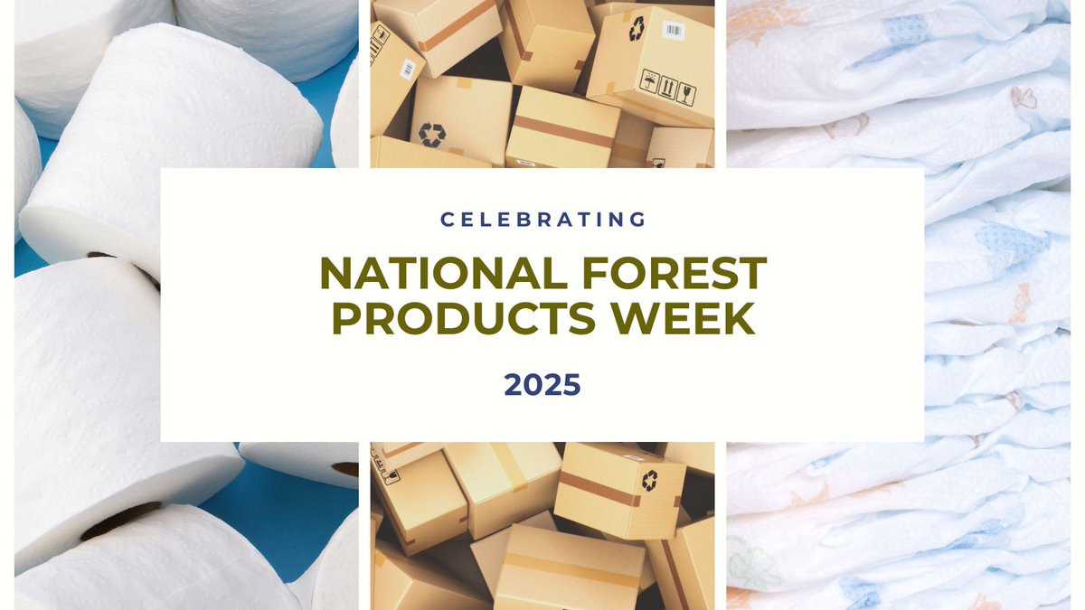 That cardboard box? It was once paper pulp. Same with your paper towels, paper bags, TP and tissue. This week, we celebrate the forest products industry and the vital role it plays in producing essential products. #nationalforestproductsweek #pulpandpaperindustry #forestproducts