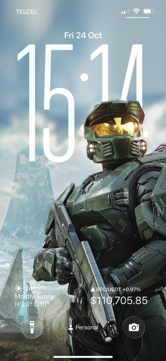 Mi nuevo wallpaper de iPhone se ve 🔥