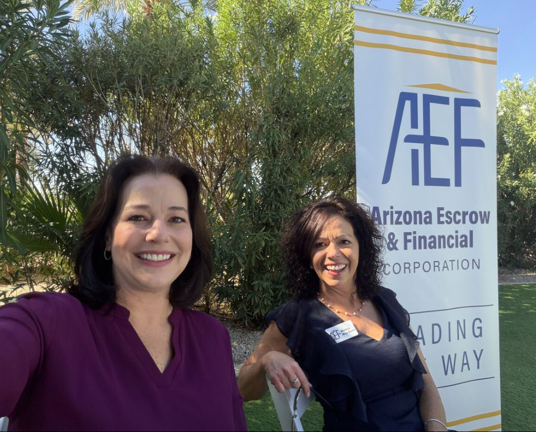 arizonaescrow's tweet image. Annette Anderson &amp;amp; Monica May Dunn at the Arizona Biltmore today for another incredible event.  We have been busy this month. 😊 #escrow #commercialrealestate