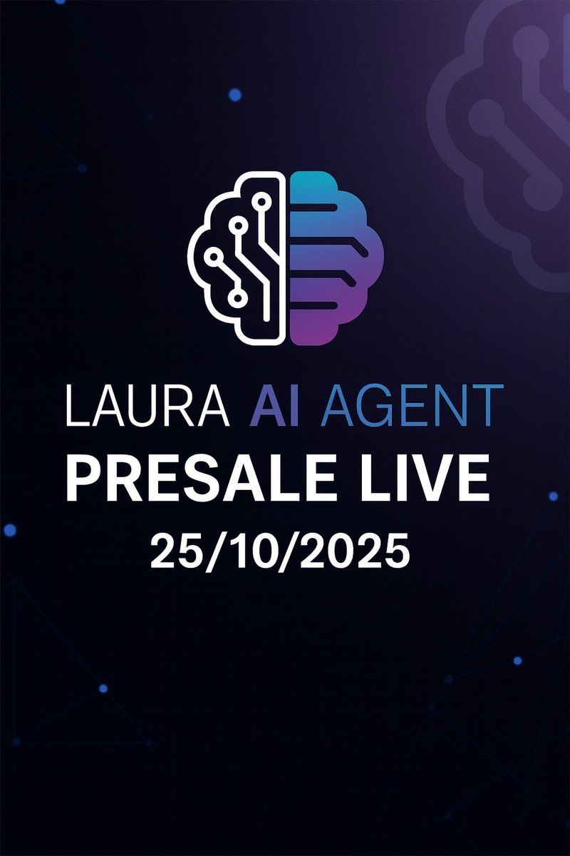 LAAIAGENT's tweet image. 🚨 PUBLIC PRESALE IS LIVE TOMORROW! 💠
📅 October 25 | $LAAI Presale starts at $0.01
🚀 Launch price: $0.02

Connect Phantom or Solflare, buy with USDT, and get your tokens instantly.

💎 Referral System Active:
Earn up to 10% in $LAAI bonuses for every friend you invite!

🎤…