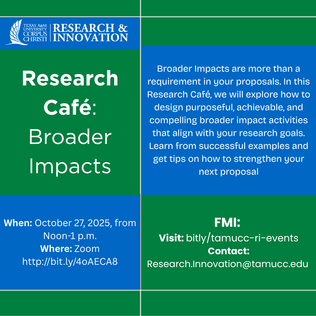 TAMUCC Division of Research and Innovation tweet media