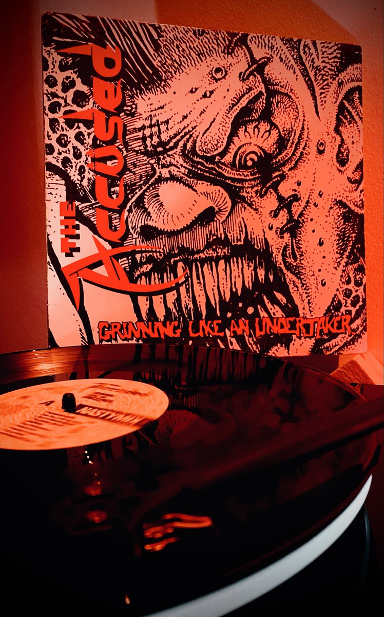 #nowPlaying #splatterrock #GinningLikeAnUndertaker #Accüsed #nowspinning #vinylcollection #vinyl 
@Accüsed the time has come, Germany is waiting for Martha.
