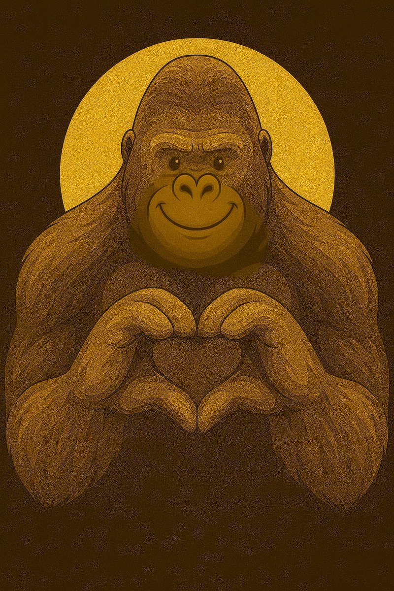 The world needs more love.

Gorilla is love 🦍💛