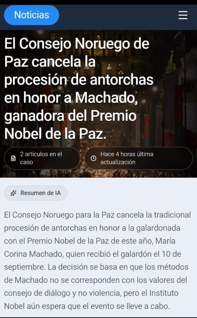 En este perfil amamos los finales felices... ¿Así o más claro? "Sus métodos no se corresponden con los valores del diálogo y la no violencia" y lo saben... Tu premio es otra rayita + Maricori 👎🏻

#MachadoRidiculizada 
#UnleashDracarys