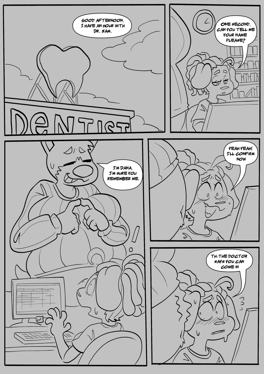 strawberrywith4's tweet photo. ⭐️"P" place comic reveal⭐️
Dana at the dentist🦷 https://t.co/9PFTEsJCII