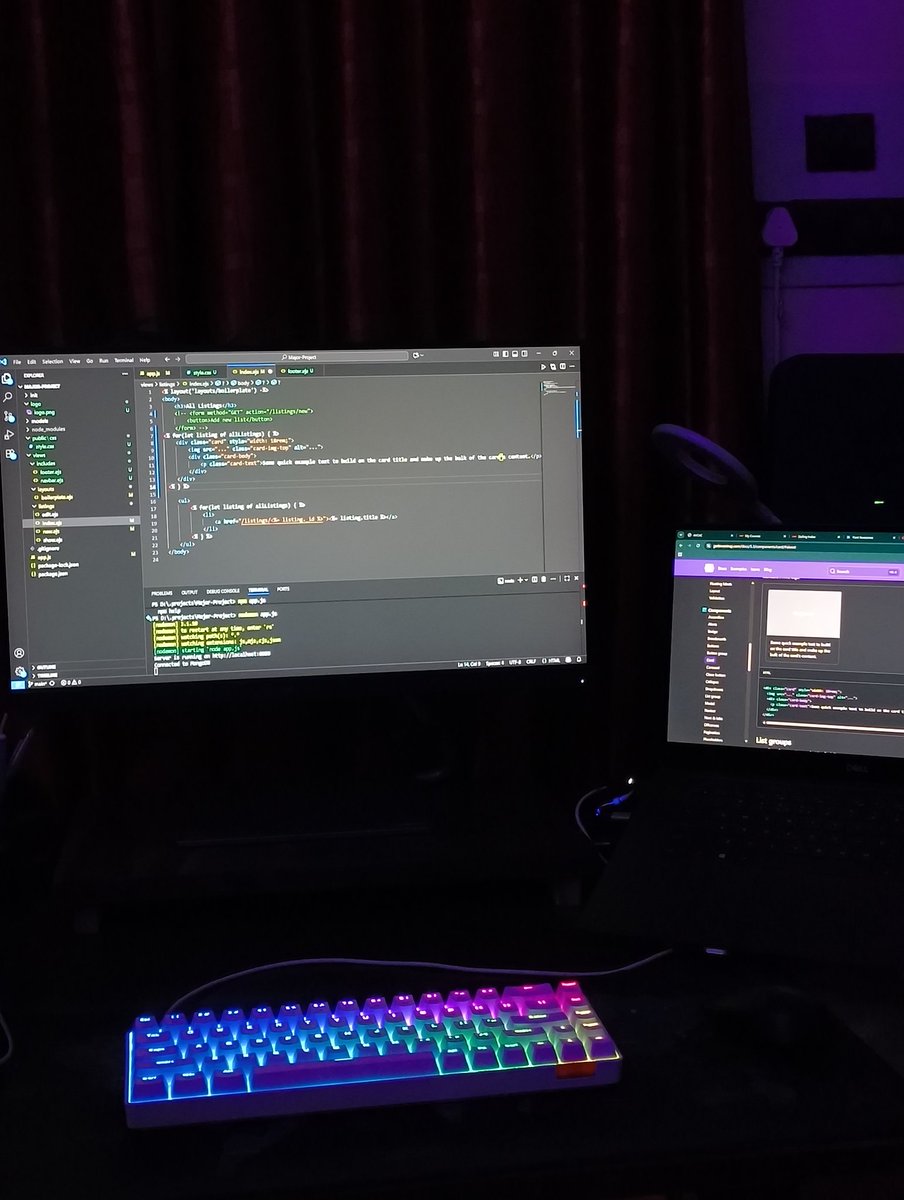HarshvardhanRaw's tweet image. ✅ Phase 1 - Day 62  
• Added styles to the project 🎨  
• Implemented cards and layout improvements 🧩  
#ReactJS #Frontend #WebDevelopment #100DaysOfCode #CodingJourney #JavaScript