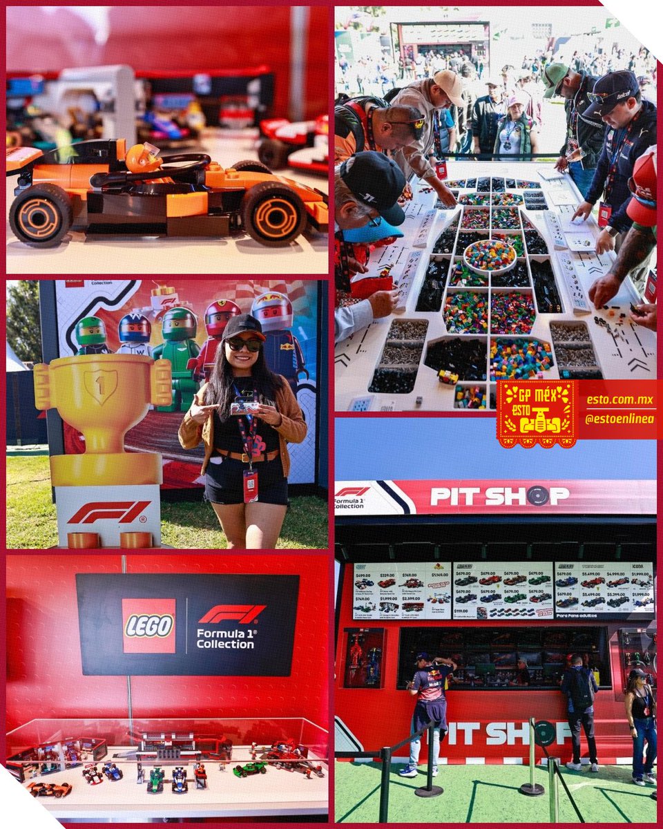 Lugares donde realmente nos gustaría estar en estos momentos. 😭😍

Armando un LEGO de la F1. ❤️🏎

📸: <a href="/LuisGardunoJr/">Luis Garduño</a> 

#GPDeMéxico2025