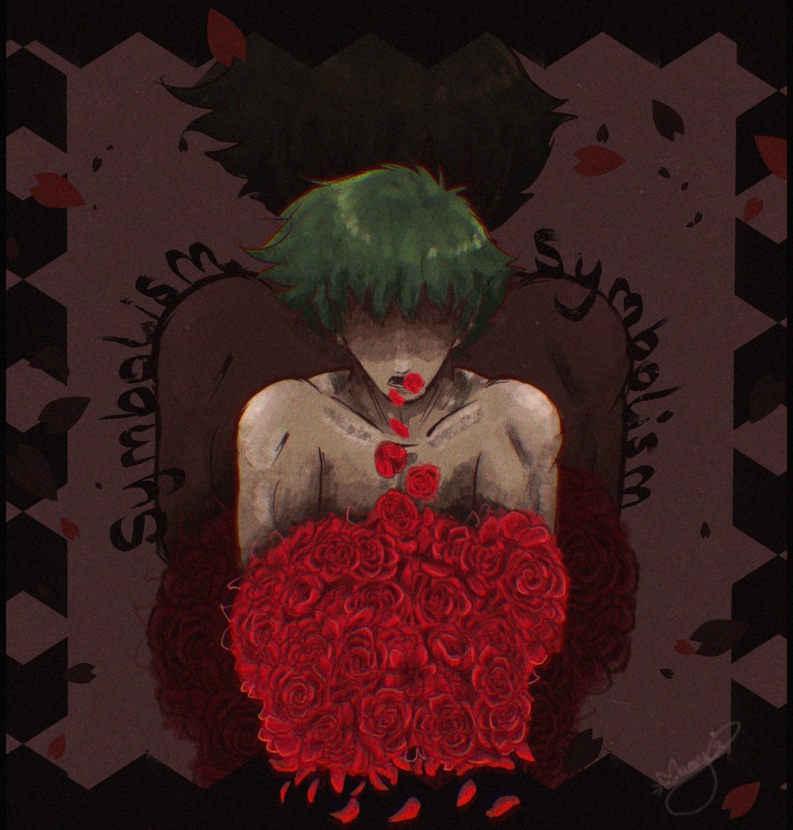 Beboptober Day 24: Symbolism

Is a symbol of love meant to suffocate one so fully?
#CowboyBebop #fanart #beboptober #anime #artmoots