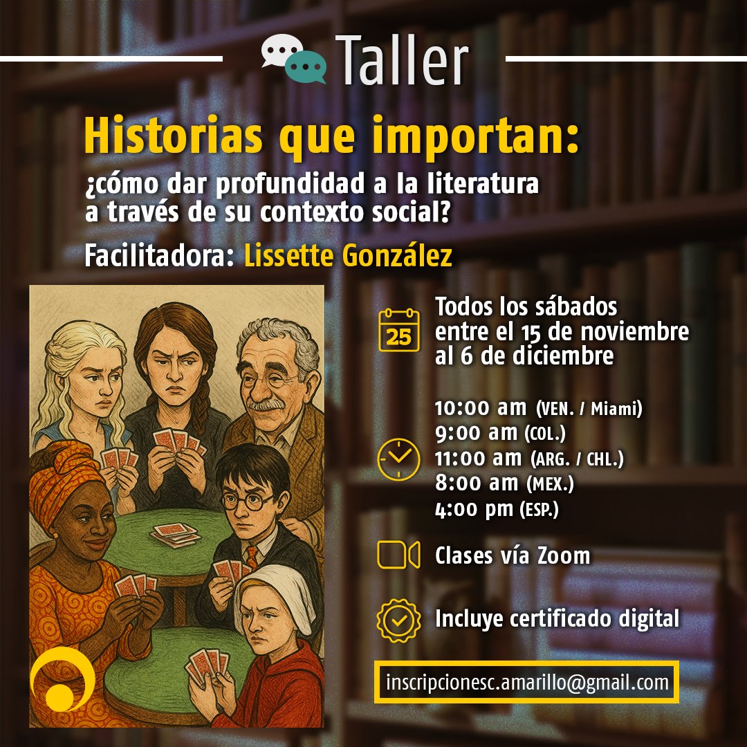Círculo Amarillo | Talleres y libros tweet media