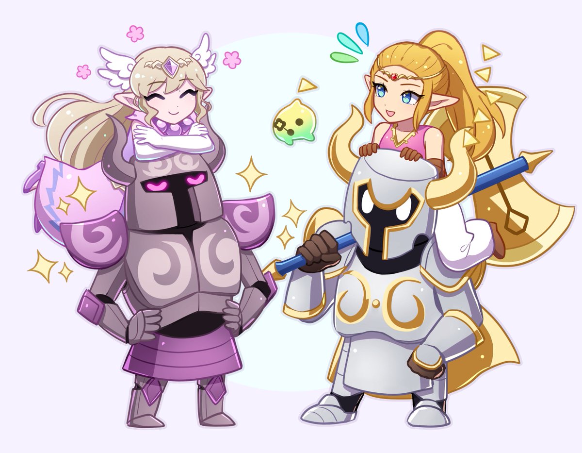 entiqua's tweet photo. #linktober2025 day 23 echo (darknut lv3 my bestfriend) https://t.co/sDANoFg4Sm