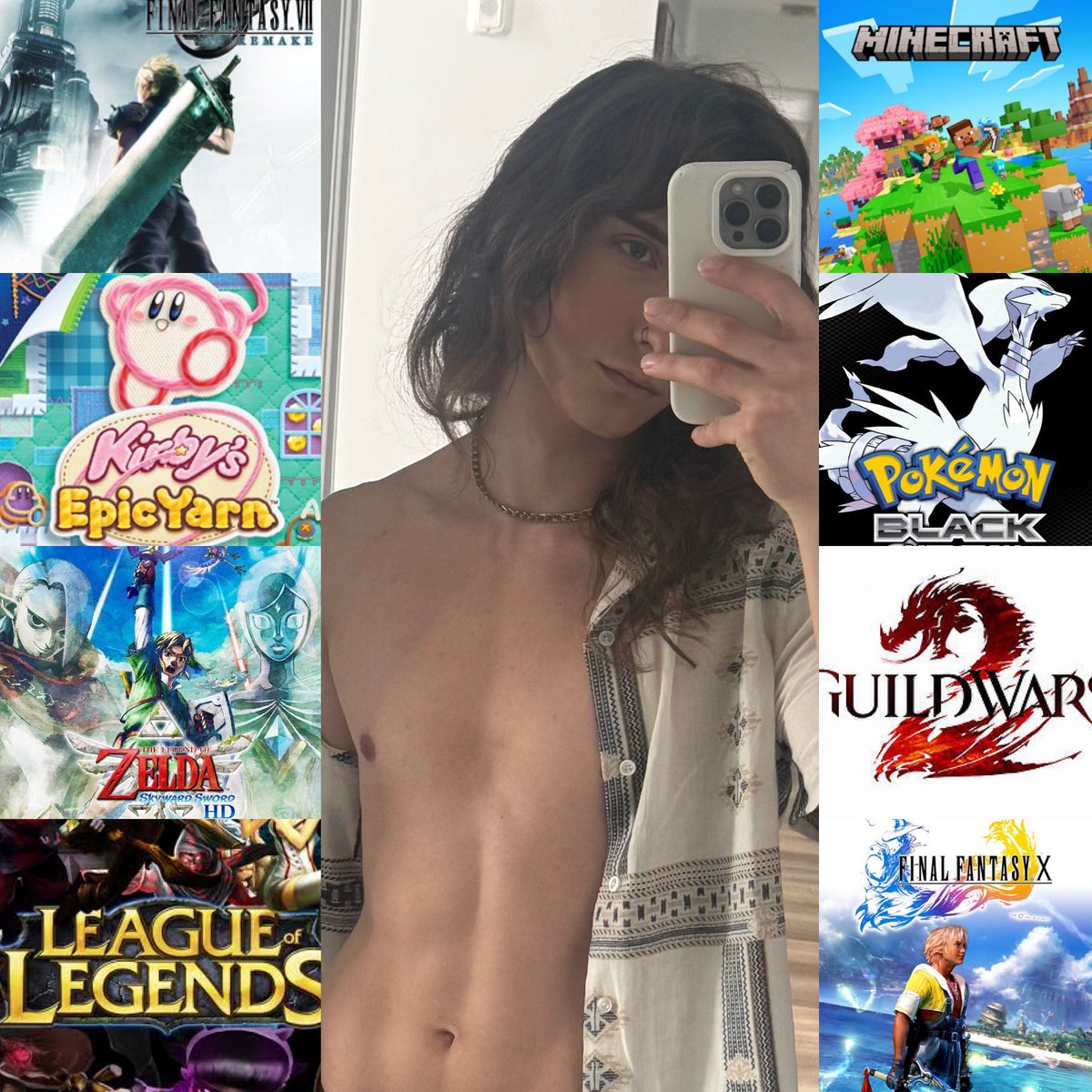 Video games to get to know me ! 

Excuse the thirst :3