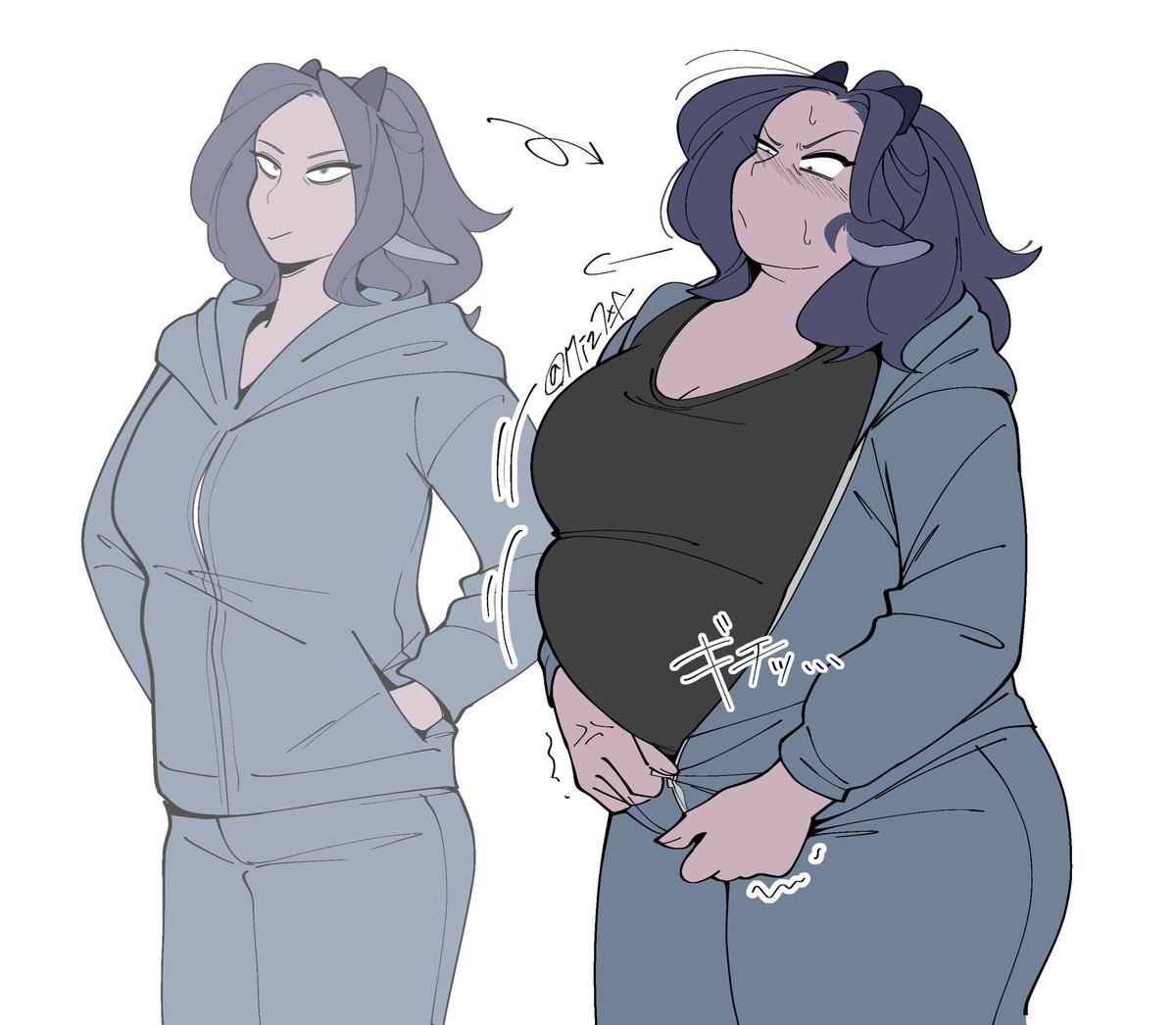 the zipper won't go up~