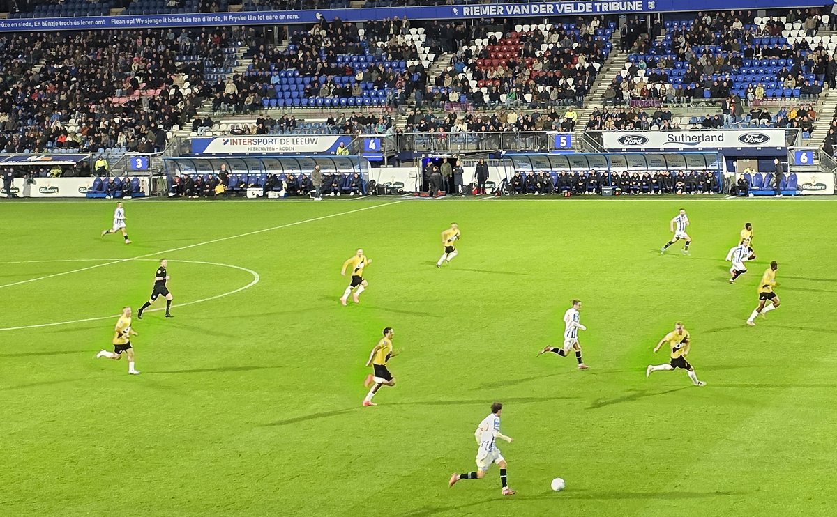 SC Heerenveen speelde vrijdagavond thuis gelijk met  3-3 tegen NAC Breda (rust 1-0). Heerenveen gaf een paar minuten voortijd de winst 3-2 uit handen door wat slordig spel.