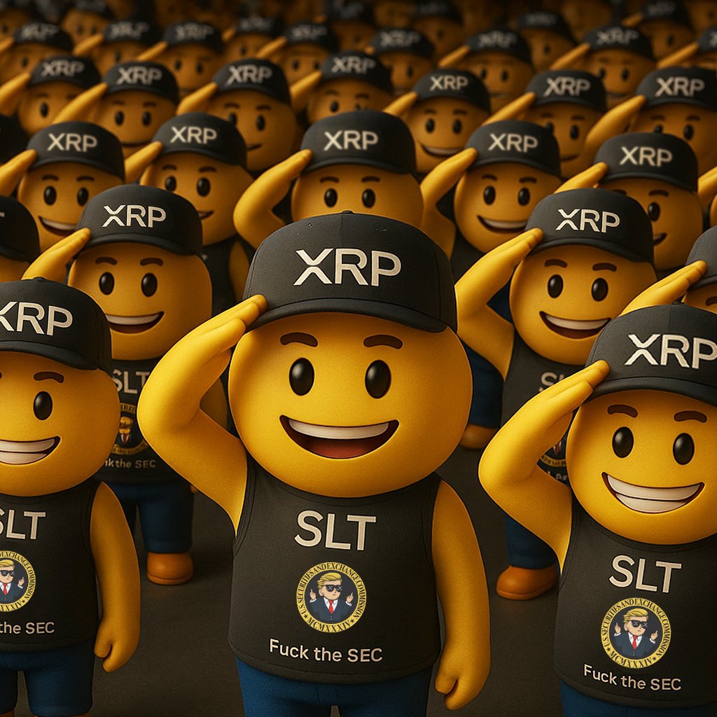 They’ve cracked the code 🧠
You’re witnessing a global phenomenon 🌐

The Salutians are everywhere. Spreading the message, connecting the dots, and laughing while they build 🫡

<a href="/bgarlinghouse/">Brad Garlinghouse</a> doesn’t follow 589 people on X for funsies…

$XRP $SLT