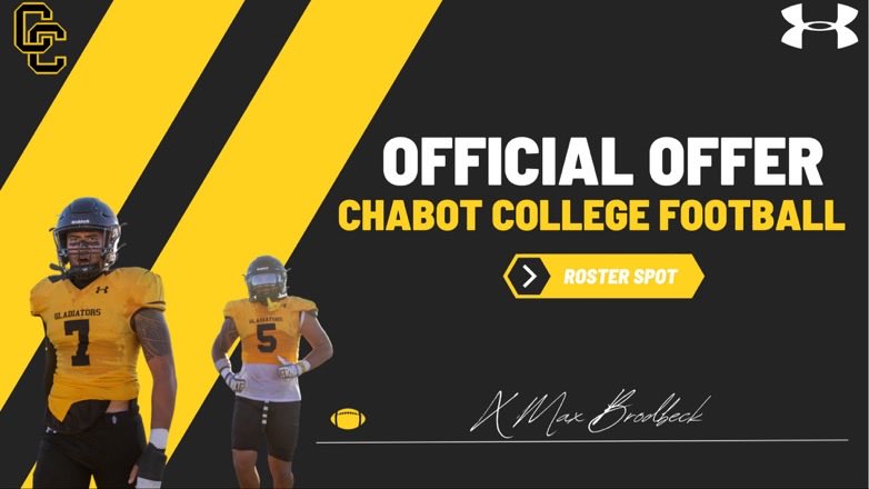 MaxBrodbeck15's tweet image. After an awesome talk with @CoachWilsonn, I have received an offer to @CCGladiatorFB! 

@RogueKicking @SkylineEaglesFB @Monsta39