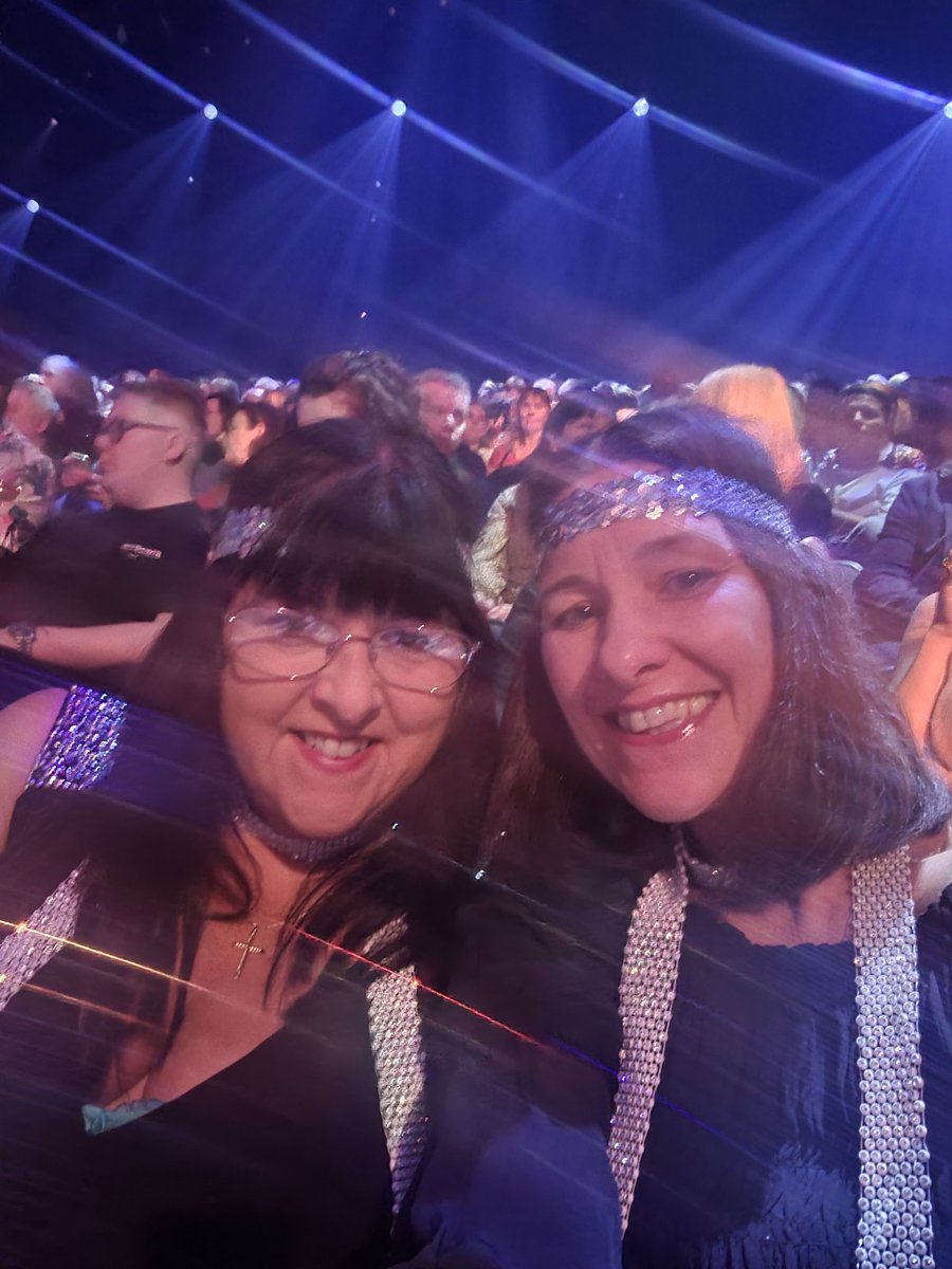 Just had the most AMAZING night at <a href="/ABBAVoyage/">ABBA Voyage</a>  
If you haven't been....go. 
It's truly fantastic. Just need my beautiful sister to have another big birthday now so I've got an excuse to book it again! #AtkinGirls #DancingQueens