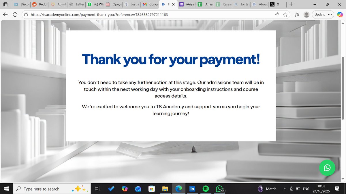 Bolabeth21's tweet image. I’m thrilled to share that I’ve been awarded the Eric Tech Scholarship in partnership with TS Academy to study Data Analytics!
Every insight begins with data, and I can’t wait to explore this new dimension of learning.
#DataAnalytics #Scholarship #SocialResearch #Growth