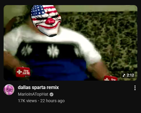 Only Mario would drop a Sparta remix in the year of our lord 2025