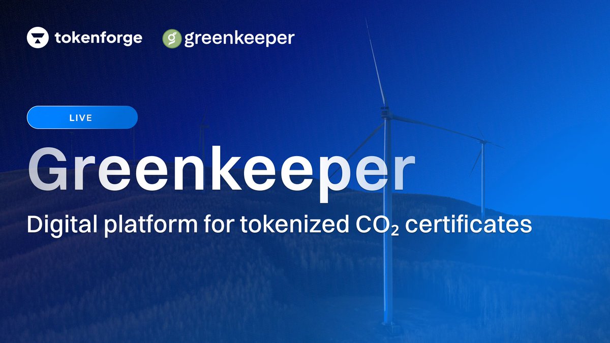 tokenforge's tweet image. Customer Go-live: greenkeeper - Greenfee Token Private Sale

We’re proud to power the launch of greenkeeper and their greenfee Token (GFT), supporting transparent and verifiable carbon projects across Europe.

Built on @tokenforge, the Whitelabeled PresalePad manages the complete…