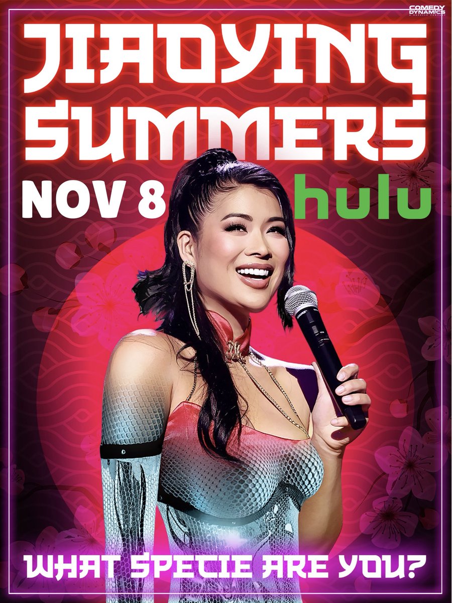 My debut hour special premieres on HULU Nov 8‼️find out WHAT SPEICE ARE YOU?👽