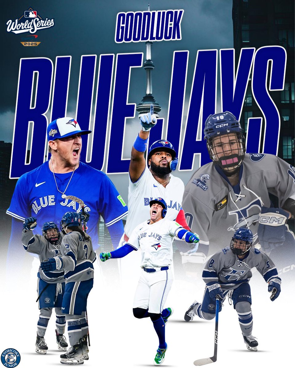 Let’s goooooooooo <a href="/BlueJays/">Toronto Blue Jays</a>!!!! #BleedBlueProud

📸: <a href="/loribolliger/">Lori Bolliger Photography</a> (Etobicoke players)
🎨: <a href="/SamHossackMedia/">Sam Hossack Media</a>