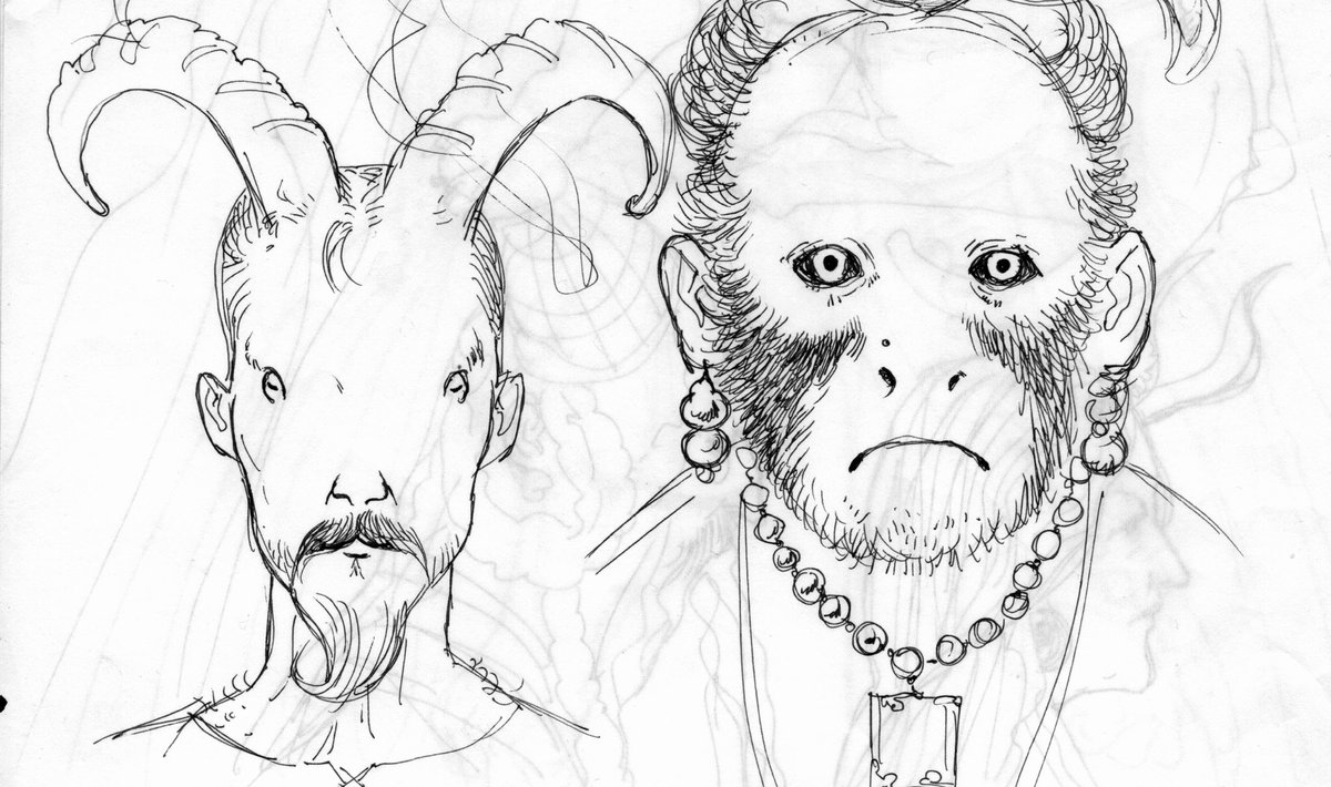 msieurbarto's tweet image. Some sketches i did today