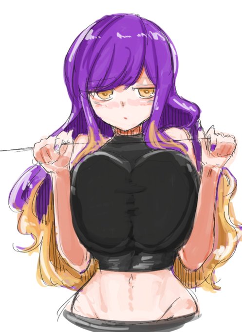 ぱぱっとリクで ノースリーブのぴっちりインナーな聖さん 