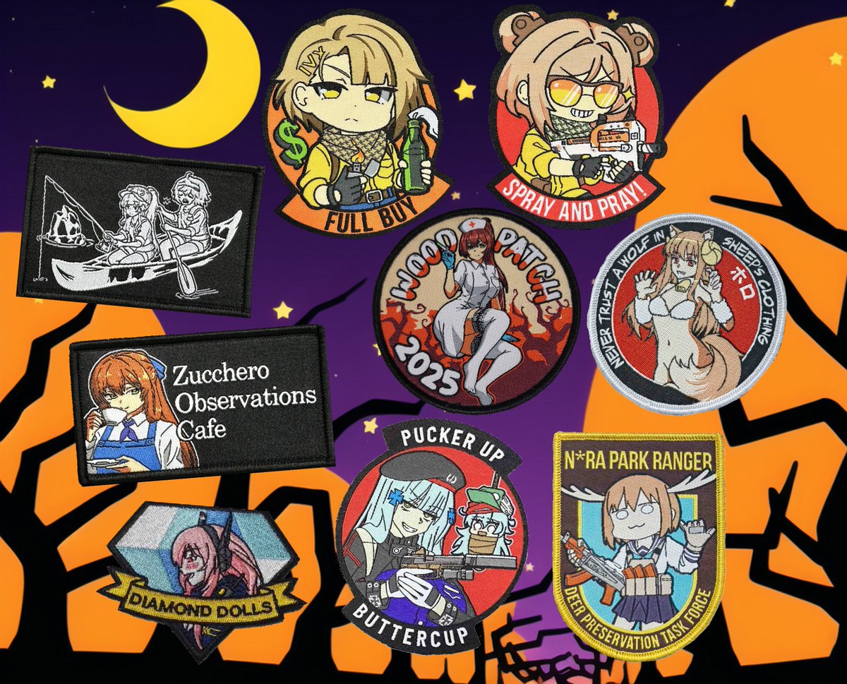 New patches &amp; restocks available now on woodpatchs.com !