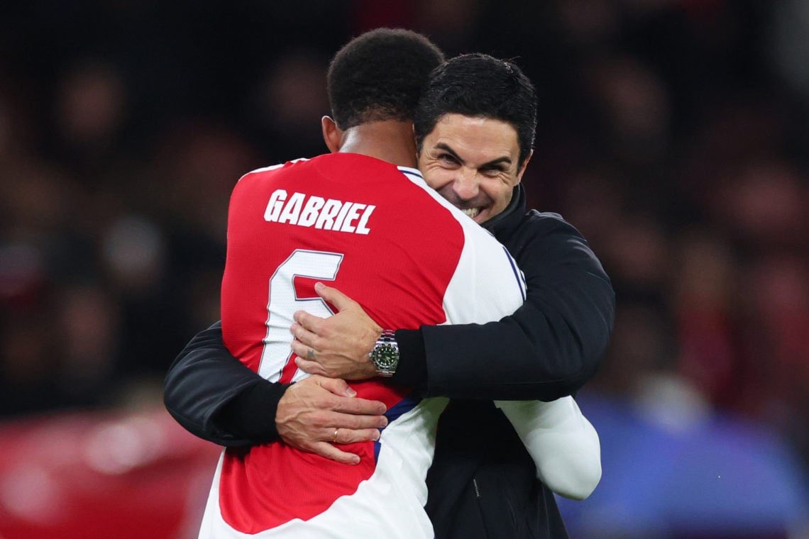 🗣️Mikel Arteta says #Arsenal CB Gabriel Magalhães is one of the best centre backs in world football: “If you ask me what I want from my centre-back, I want somebody who dominates both boxes and masters that. Gabriel can do that. He defends like a world-class defender, and he