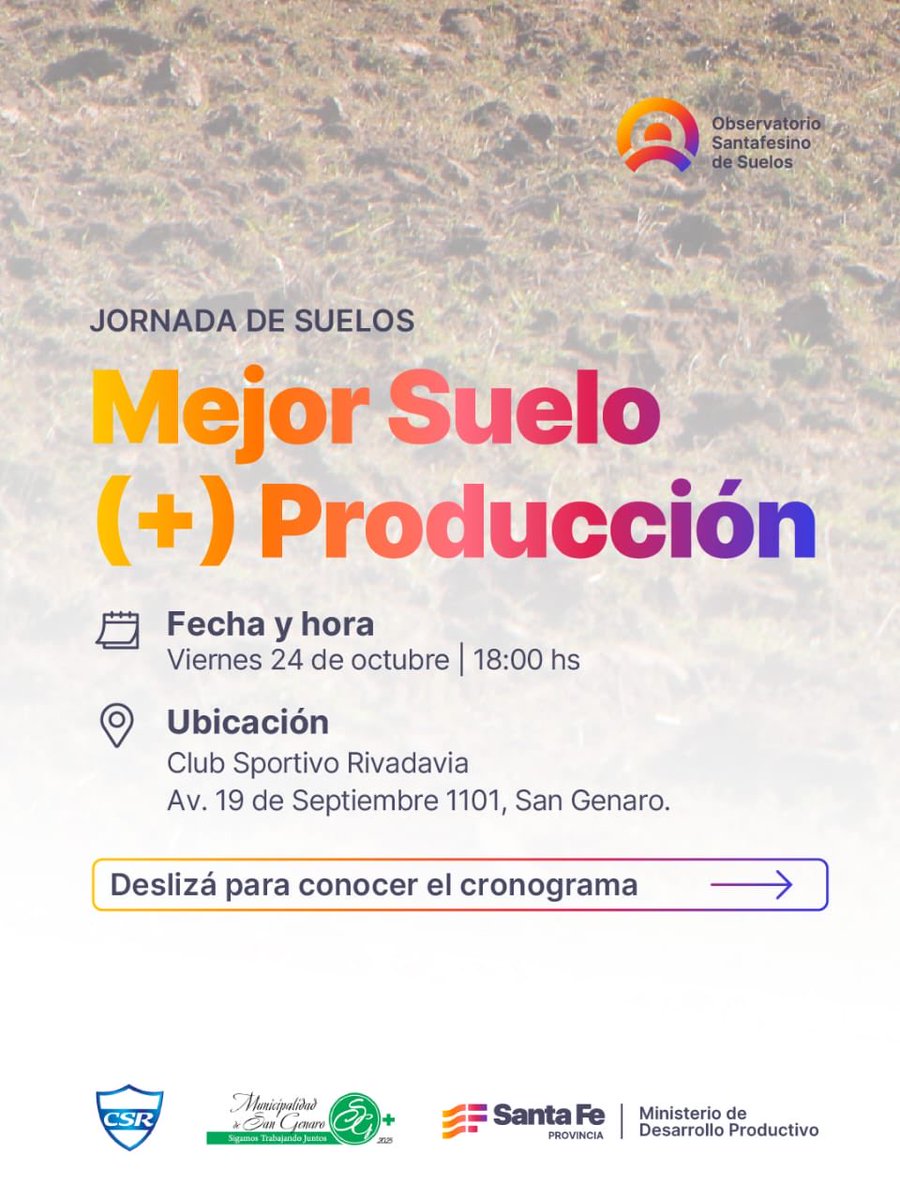 PecoAz's tweet image. La Provincia de Santa Fe ocupándose del recurso #suelo 👉🏽 youtube.com/live/z1hmJ7Dry… Exponiendo especialistas de la @UNRoficial de @crea_arg , de @intaargentina Trabajo interinstitucional para la gestión del recurso suelo. #soil