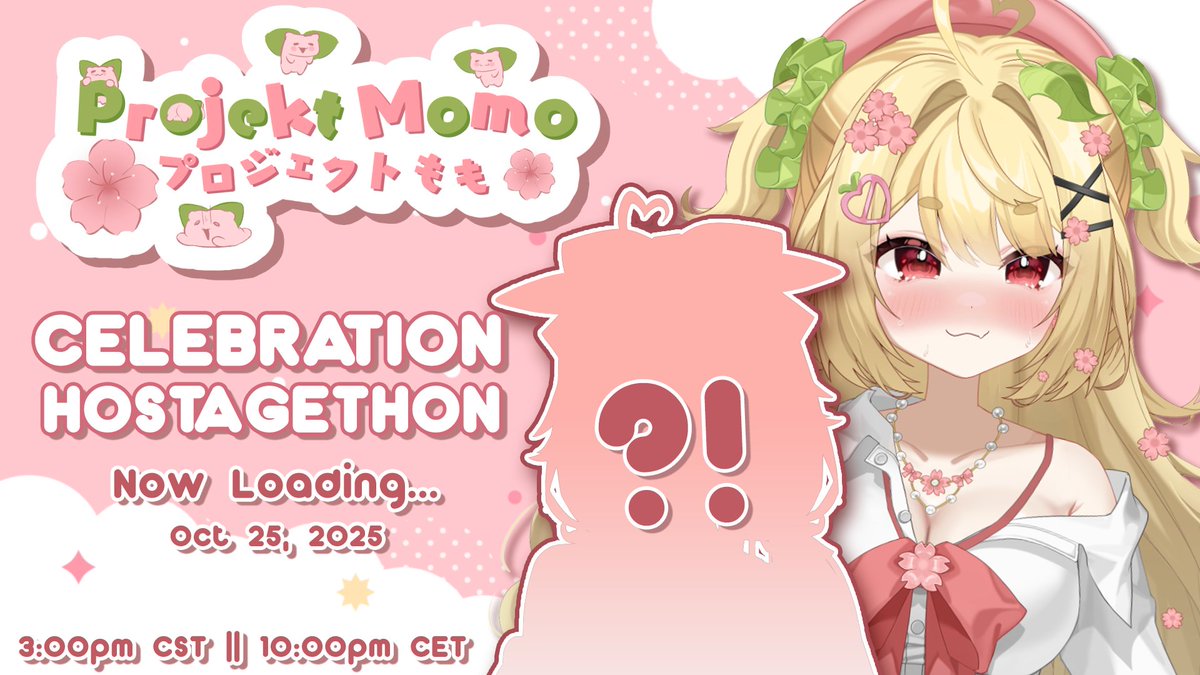 🎉【CELEBRATION ANNOUNCEMENT】🎉

It’s been 1 month since I quit nicotine! ♡

To celebrate (and survive withdrawals), Im hosting a hostagethon this Saturday! 

I’ll be live from when I wake up to sundown~ silly goals, cozy gaming, and maybe some suffering (੭˃ᴗ˂)੭

More soon!🌸
