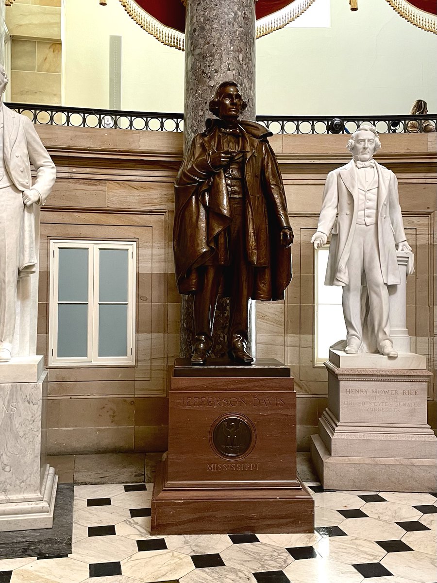 While Trump is busy bulldozing the White House, do you think he could maybe remove Mississippi's statue of Jefferson Davis from the National Statuary Hall in the US Capitol building?