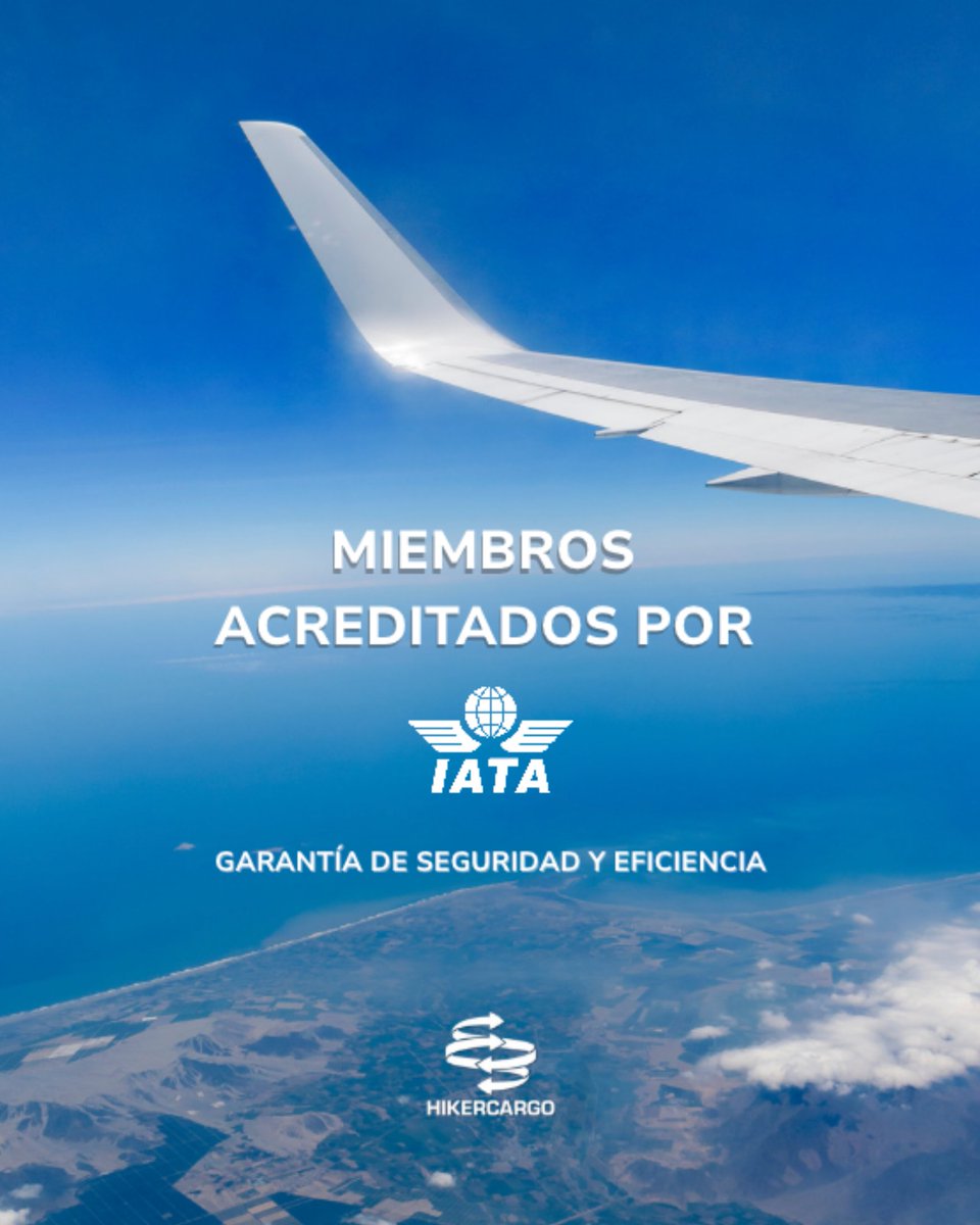 Miembros acreditados por IATA: garantía de seguridad y eficiencia✈️

En HikerCargo, cada envío aéreo cumple con los más altos estándares internacionales.

Tu carga viaja segura, respaldada por una red global de confianza🌍

#LogísticaSegura #TransporteGlobal #CargaAérea #IATA
