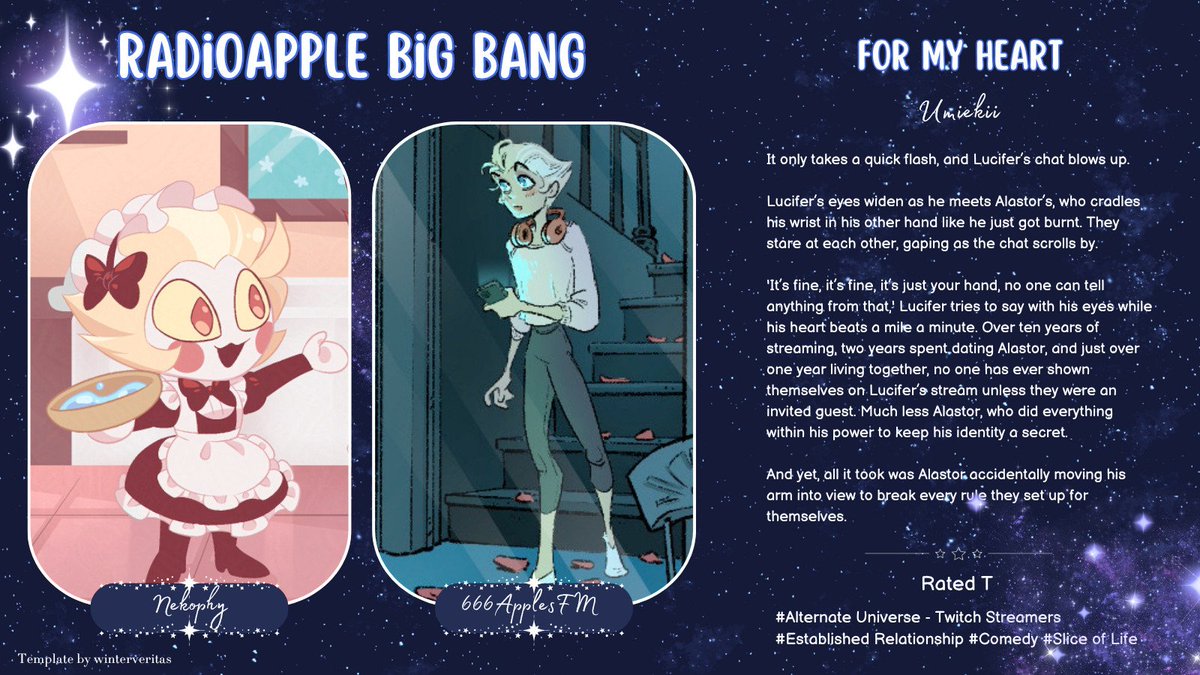 Chat, we gotta be honest: one of the biggest draws of RadioApple is the  fact they work in pretty much every universe. So check out this amazing  collab between <a href="/acwhos/">alex⁷ 🤍 body in abyss, heart in paradise</a>, <a href="/nekophy_SC/">nekophy | CF21 J-38</a>, and @/666ApplesFM!

#RadioApple #AppleRadio #RABB