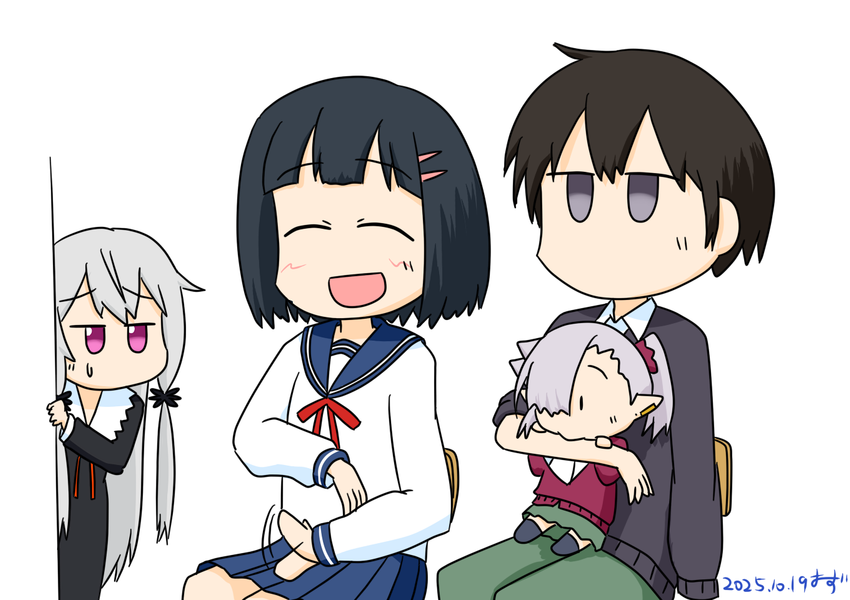 osuzu3276's tweet image. #見た事あるアニメ2つをごちゃまぜにする見た人もやる .