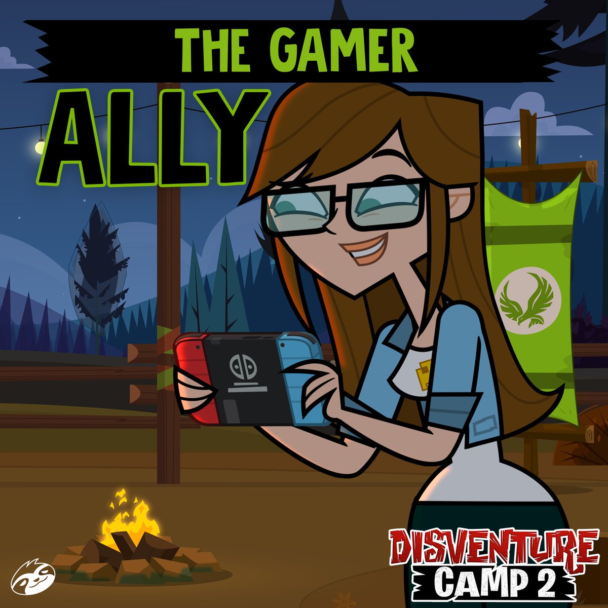 Jared_Madrigal_'s tweet photo. Green Team is ready!๐Are you #TeamAlly?
#DisventureCamp: Season 2 Remake premieres November 15th on Odd Nation Cartoons, with new episodes every week on Saturday and Sunday!
Want to watch early?๐ฒ Join our Patreon and stay tuned! https://t.co/nmigdasX96 https://t.co/Gn62eybr9B
