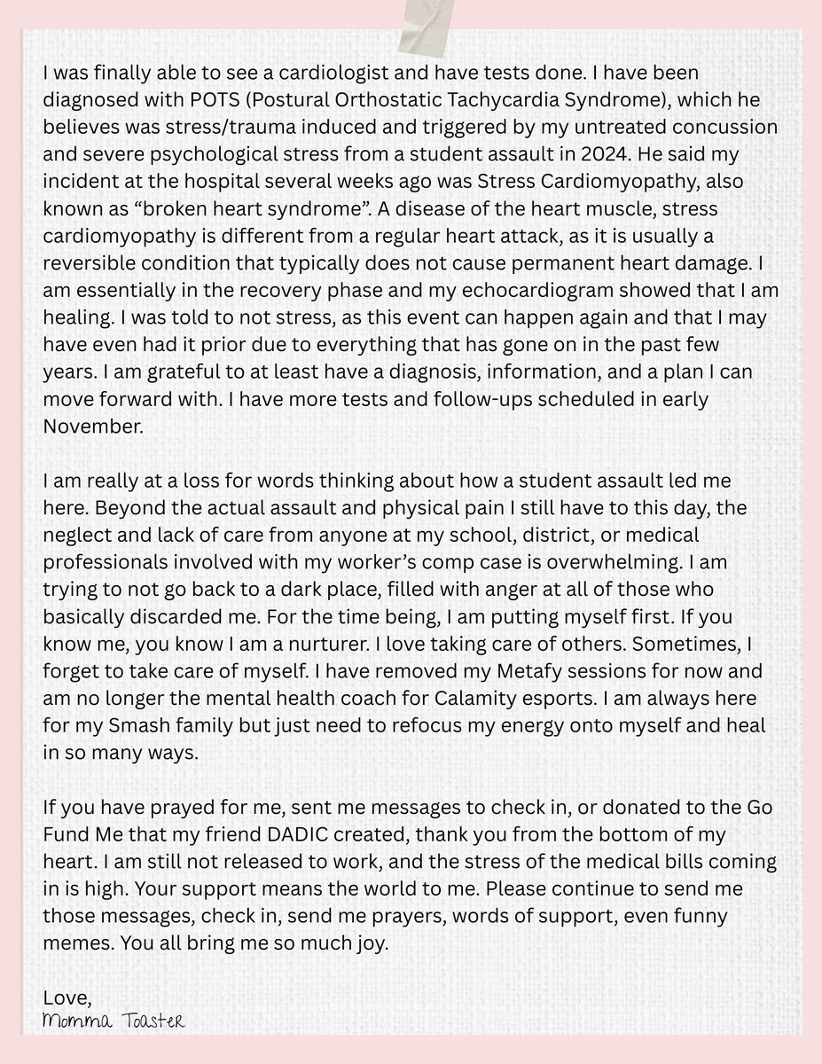 MommaToaster's tweet image. Update ⬇️