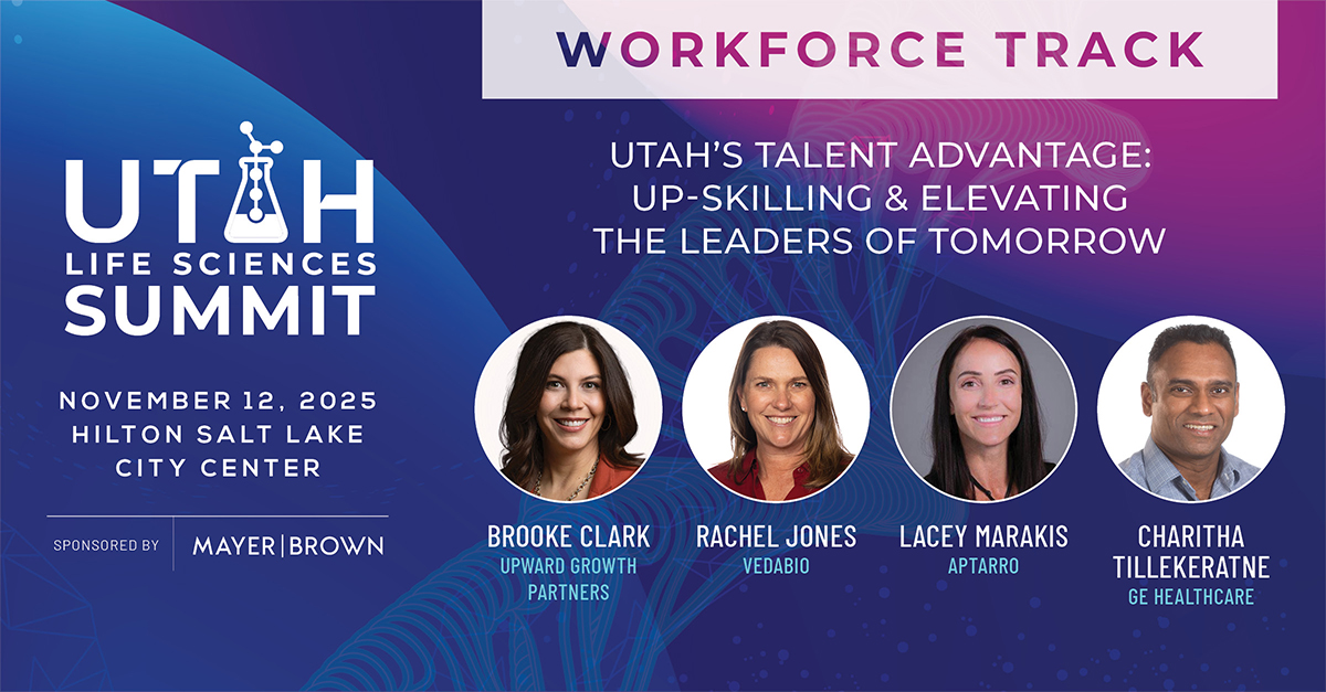 BioUtah's tweet image. 🌟 Join us for the ULSS Workforce Track: Utah’s Talent Advantage! Learn from leaders on up-skilling life sciences talent. 👉 Register: ow.ly/KpZm50XhScW #ULSS2025 #LifeSciencesUtah #WorkforceDevelopment #Leadership #Innovation
