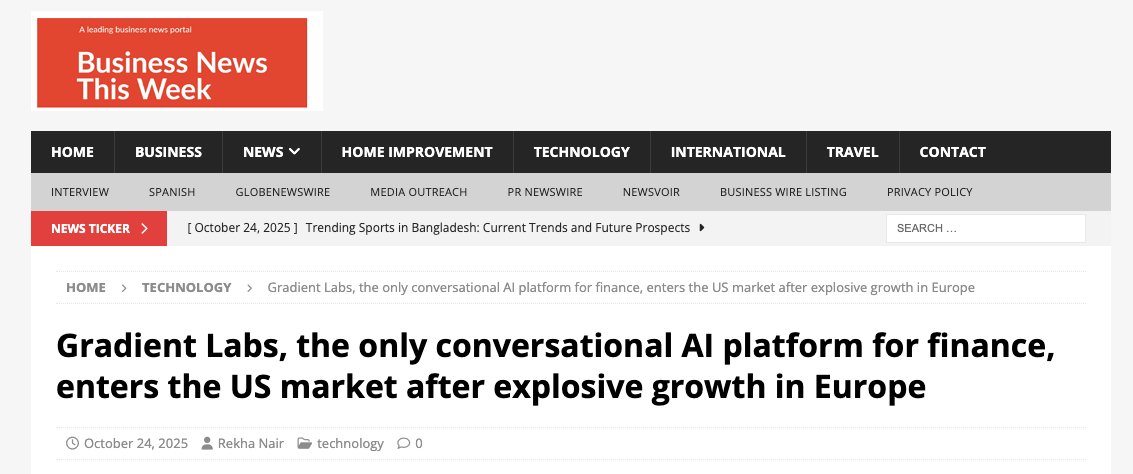 sanderbuitelaar's tweet image. Pretty cool to see the FinTech media talk about our launch in the US.

Thanks to @fintechf, @InnovationStret, @techintelpro, and more for covering the story.