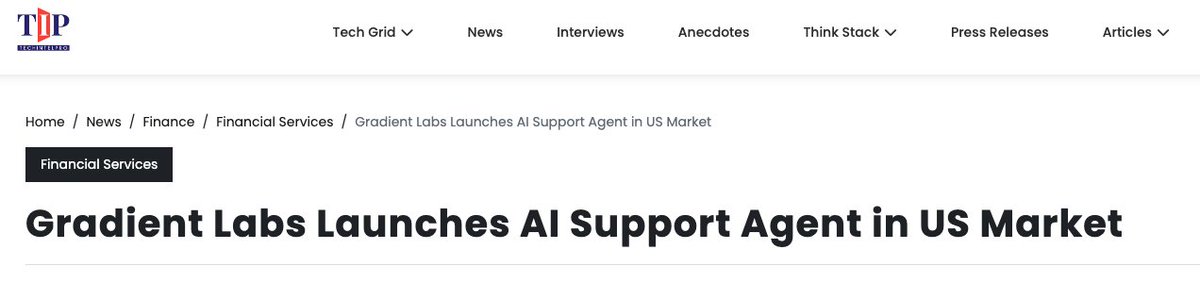 sanderbuitelaar's tweet image. Pretty cool to see the FinTech media talk about our launch in the US.

Thanks to @fintechf, @InnovationStret, @techintelpro, and more for covering the story.