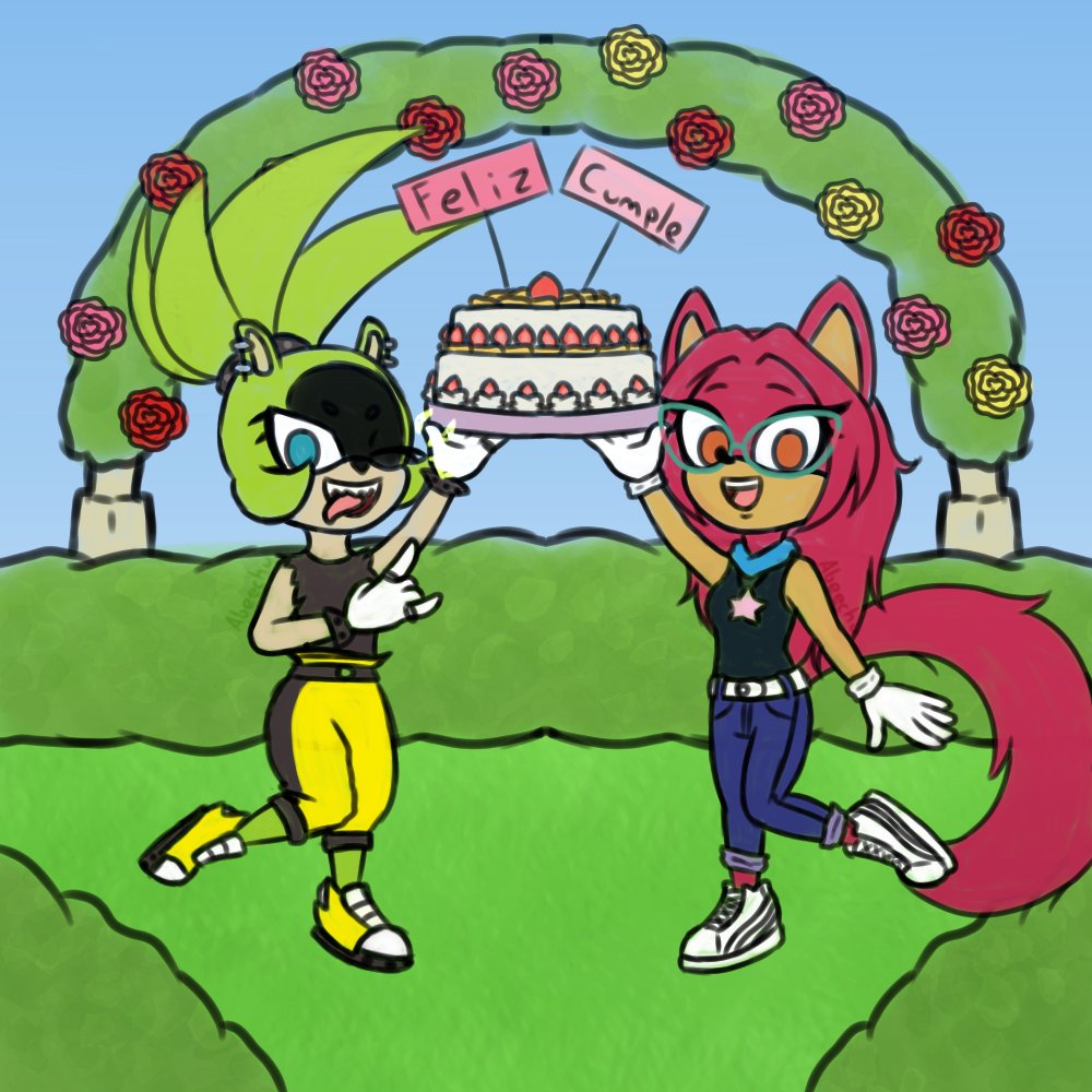 Feliz cumple a mi chefcita 👩‍🍳, a mi estrella del norte 💫🌟⭐, a mi bombon americano 🍫, a mi cientifica 👩‍🔬🥼🧪🧪, a mi profesora de biologia 👩‍🏫🥽, a la que me canta y hace las voces que le pido👩‍🎤 invita toetaaaaaaa🎂 <a href="/Aistepstar42/">⭐EstefiArts❤️⭐</a> dibujo de Abril