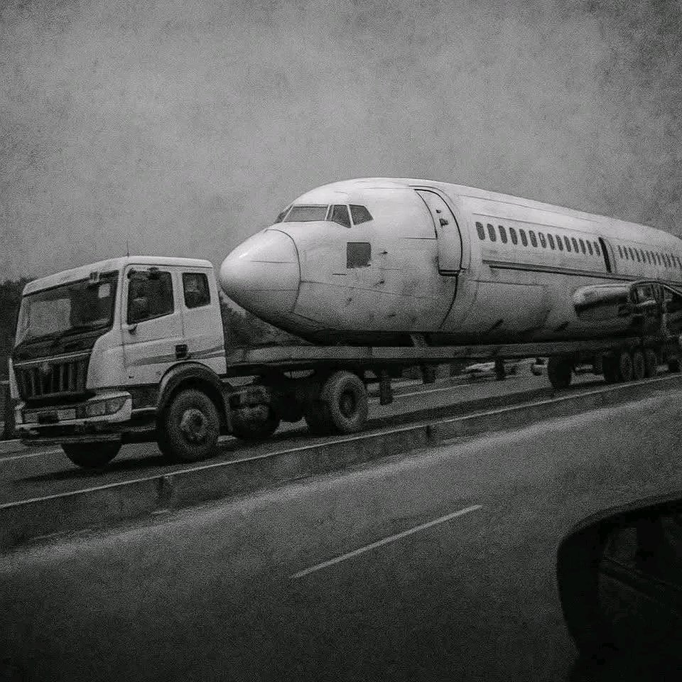 Même un avion, aussi grand soit-il, a besoin d’un camion pour avancer sur la route. 🚛✈️  La vraie grandeur n’est pas dans l’arrogance, mais dans l’humilité de reconnaître qu’on a toujours besoin des autres.