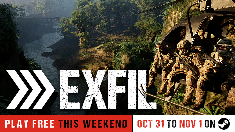 misultinstudios's tweet image. 🎃 EXFIL Free Weekend – October 31 to November 2

All maps. All modes. No limits.

🗺️ New map: Stone Dragon
🚁 Helicopter Reinforcement System
💣 New weapons, equipment, and more

Jump back in and see how far #EXFIL has come.

#FreeWeekend #PlayForFree #ExtractionShooter…