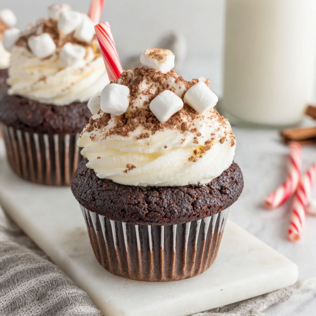 Cozy vibes in cupcake form 🍫🧁
These Hot Chocolate Cupcakes are rich, fluffy, and topped with marshmallow magic.
Bake them now 👉 
violarecipes.com/hot-chocolate-…
#chocolate #CupCake #dessert #recipes
