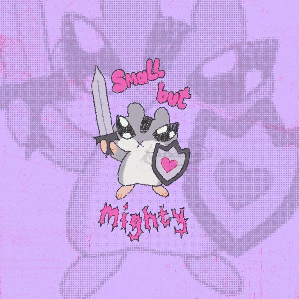 #latetober prompt 3: Rodent with a weapon 🗡️