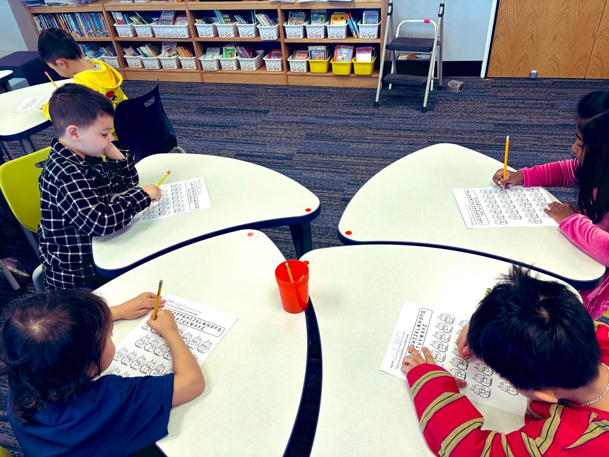 So proud of <a href="/thekindgarden/">thekindgarden</a> with their focus as we laughed &amp; practiced letters with a Halloween spin 🎃 #CBSProud #WeAreBethpage