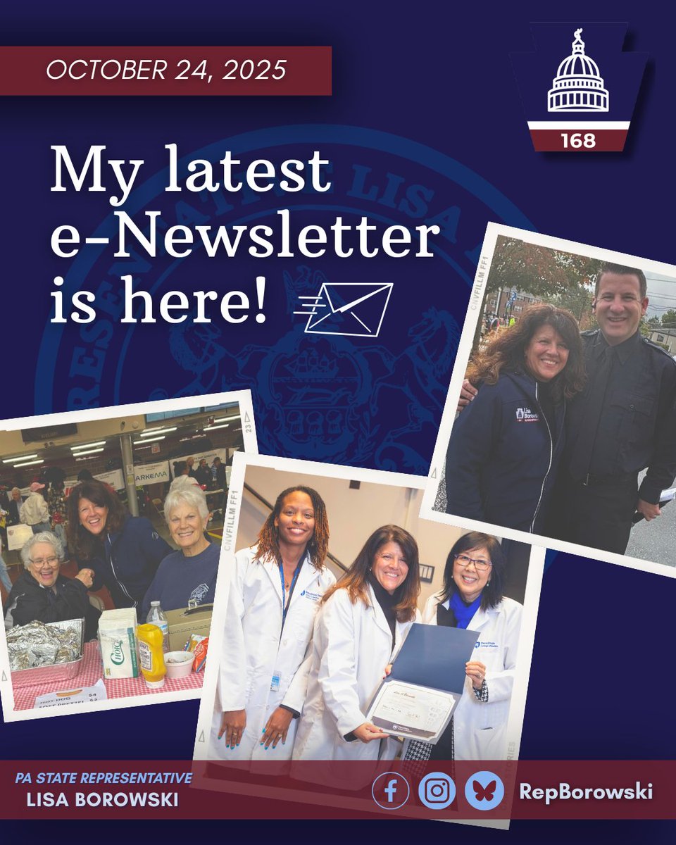 RepBorowski's tweet image. News on the community discussion we had on e-scooter safety, my work looking into relief from rising electricity costs and how data centers factor into energy needs and production, and much more on the issues that impact you: pahouse.com/borowski/InThe…