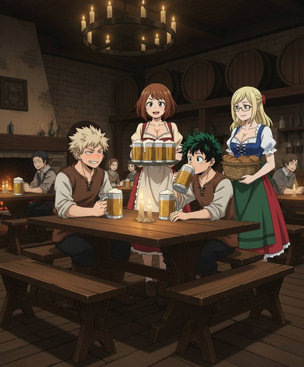 imwhoop_53261's tweet photo. "MHA - Drinking buddies play hard, and work hard..."
Methinks we're creating a visual novel here...
...I, I do believe we're creating a visual novel here!
#KatsukiBakugou #IzukuMidoriya #OchakoUraraka #MelissaShield #MyHeroAcademia #Renaissance #SwissGuards #digitalart https://t.co/aSmGFdDX1L