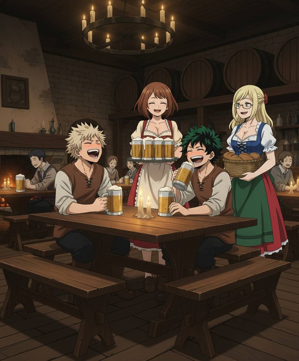 imwhoop_53261's tweet photo. "MHA - Drinking buddies play hard, and work hard..."
Methinks we're creating a visual novel here...
...I, I do believe we're creating a visual novel here!
#KatsukiBakugou #IzukuMidoriya #OchakoUraraka #MelissaShield #MyHeroAcademia #Renaissance #SwissGuards #digitalart https://t.co/aSmGFdDX1L