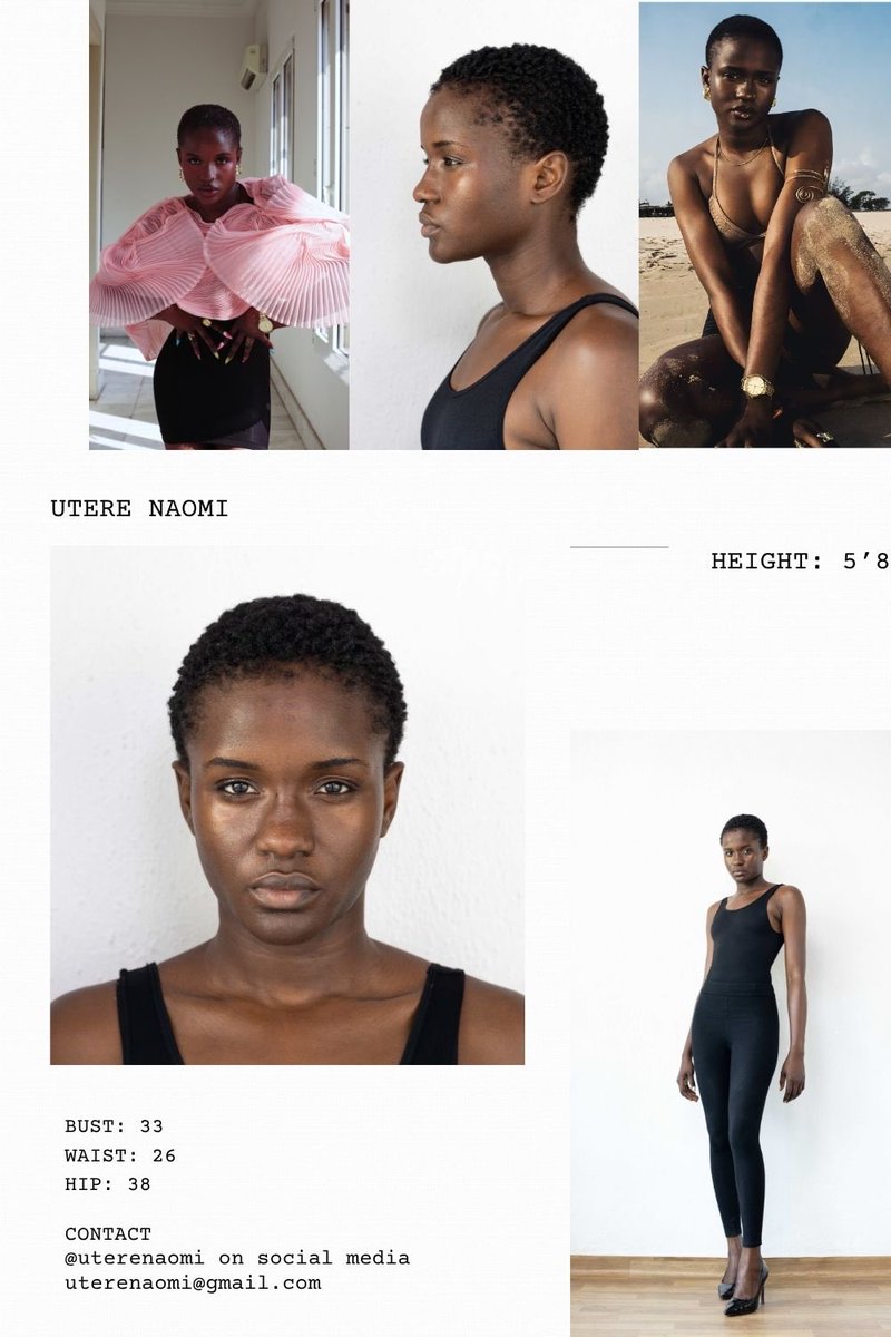 uterenaomi's tweet photo. Utere Naomi’s Comp Card. https://t.co/SGwj3zbZY3